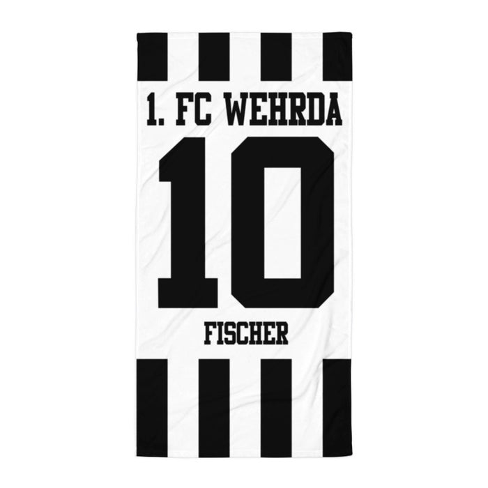 Handtuch "1. FC Wehrda #stripesblack"