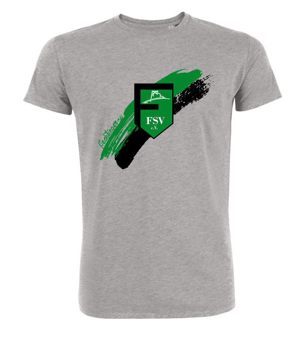 T-Shirt "Flechtinger SV Brush (grün/schwarz)"