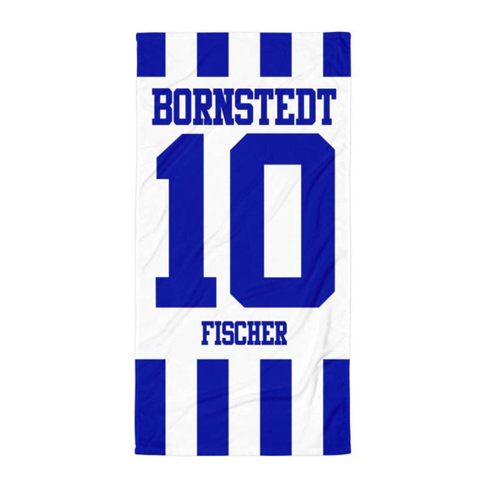 Handtuch "SV Blau-Weiß Bornstedt #stripes"
