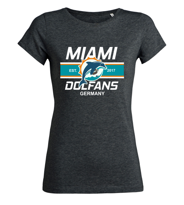 Women's T-Shirt "Miami Dolfans Germany #dolfansbigstripe"