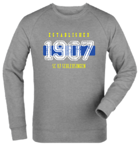 Sweatshirt "SC 07 Schleusingen Established"
