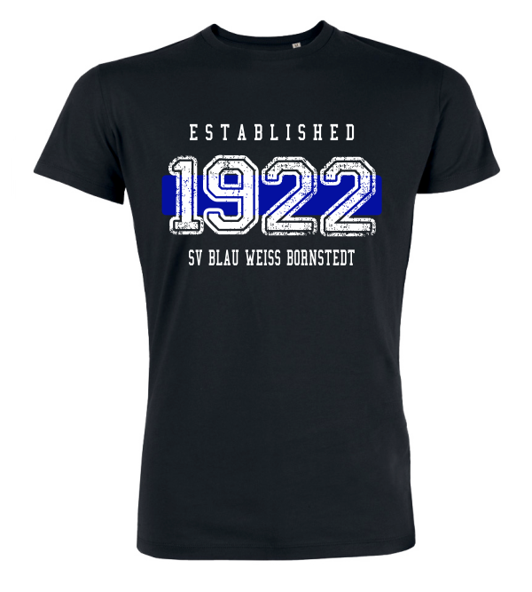 T-Shirt "SV Blau-Weiß Bornstedt Established"