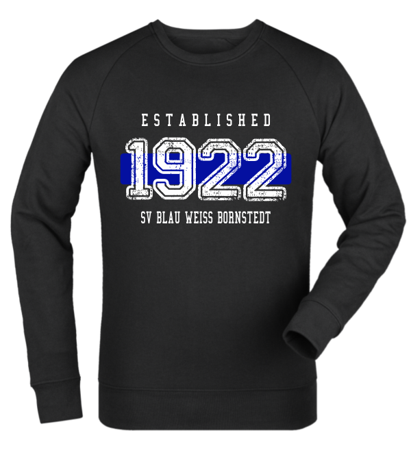 Sweatshirt "SV Blau-Weiß Bornstedt Established"