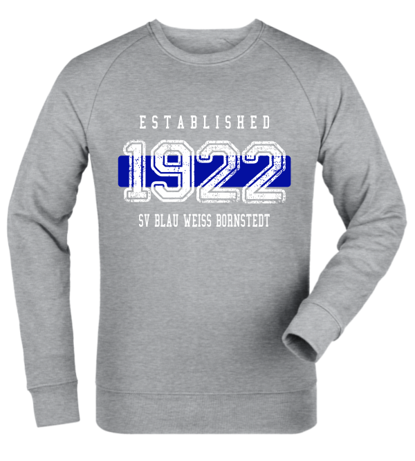 Sweatshirt "SV Blau-Weiß Bornstedt Established"