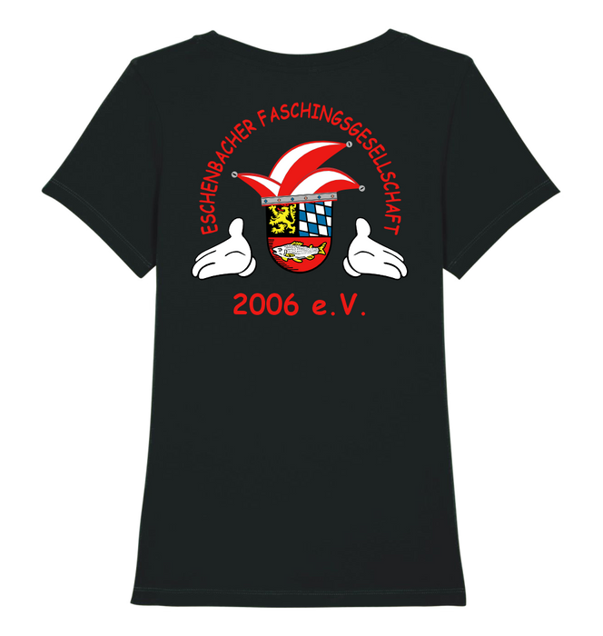 Women's T-Shirt "Eschenbacher Faschingsgesellschaft 2006 + Rückendruck"