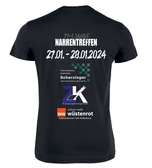 T-Shirt "Narrenzunft Nußbach Sponsorenshirt mit Rückendruck"