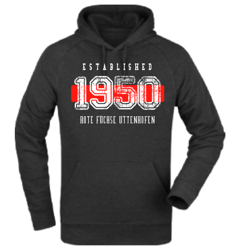 Hoodie "Rote Füchse Uttenhofen Established"