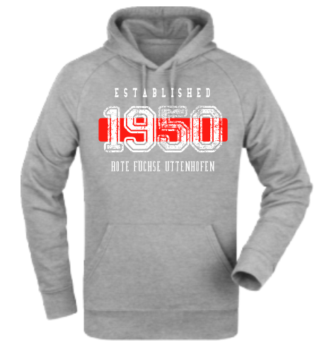 Hoodie "Rote Füchse Uttenhofen Established"