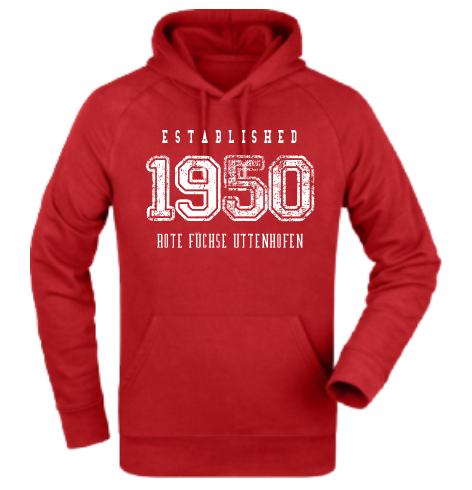 Hoodie "Rote Füchse Uttenhofen Established"