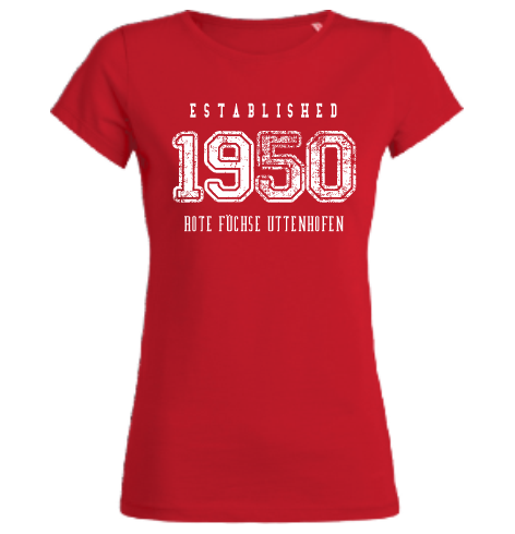 Women's T-Shirt "Rote Füchse Uttenhofen Established"