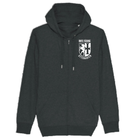 Zip-Hoodie "Rote Füchse Uttenhofen Logo1c"