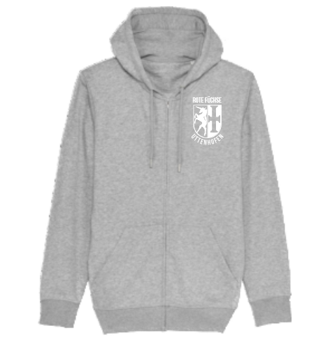 Zip-Hoodie "Rote Füchse Uttenhofen Logo1c"