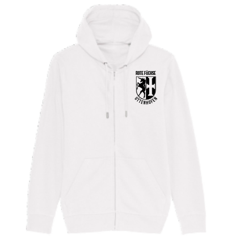 Zip-Hoodie "Rote Füchse Uttenhofen Logo1c"