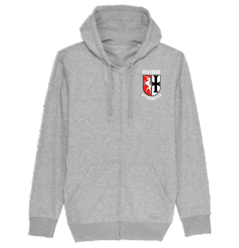 Zip-Hoodie "Rote Füchse Uttenhofen Logo4c"