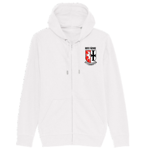 Zip-Hoodie "Rote Füchse Uttenhofen Logo4c"