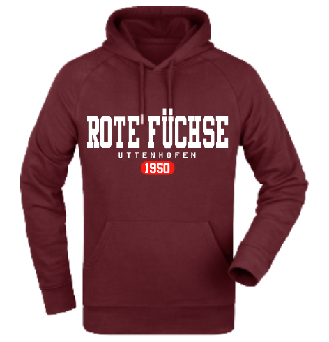 Hoodie "Rote Füchse Uttenhofen Stanford"