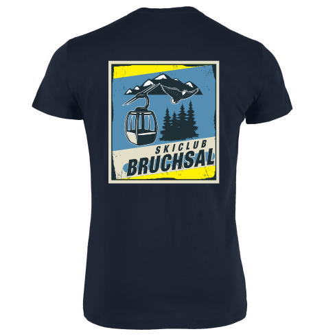 T-Shirt "Ski Club Bruchsal Bruchsal + Rückendruck"