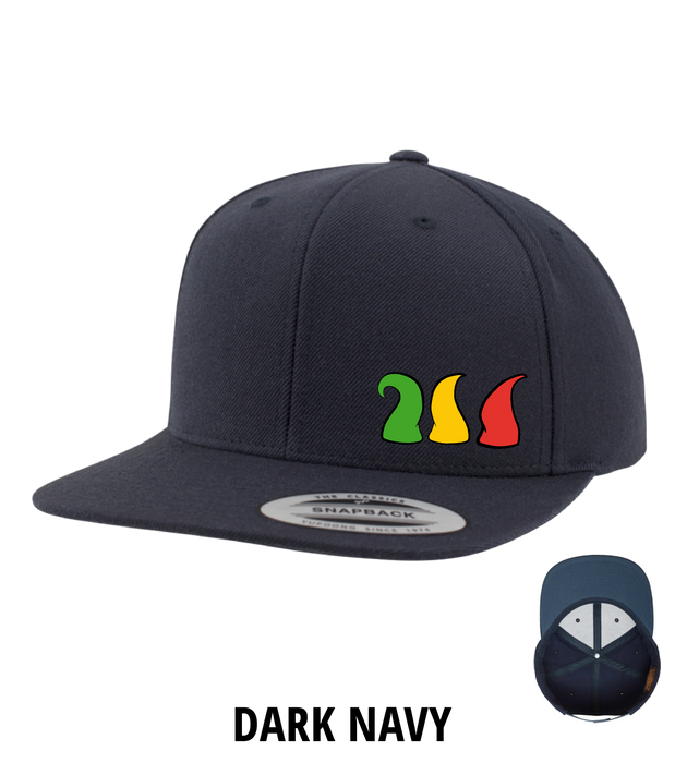 Straight Snapback Cap Kids "Waldkindergarten Alpen #patchcap"