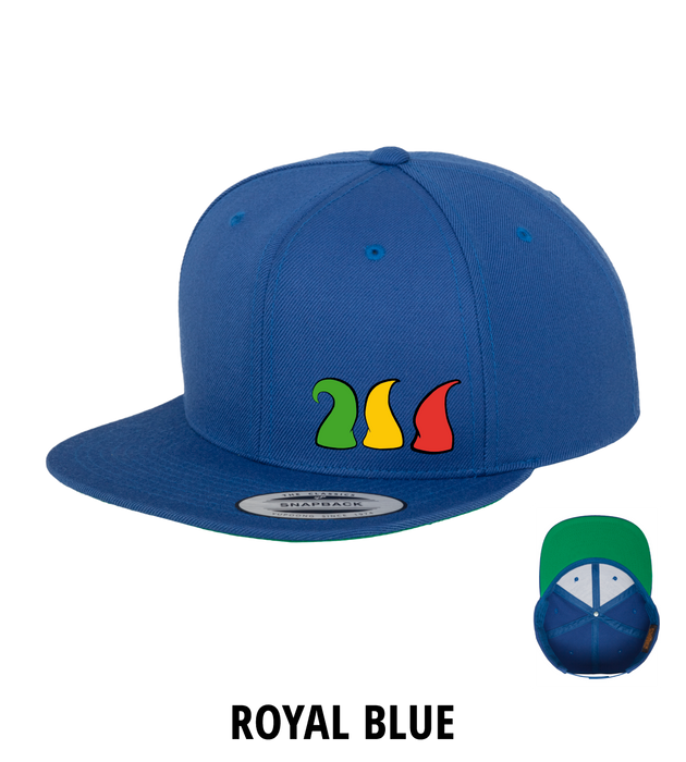 Straight Snapback Cap Kids "Waldkindergarten Alpen #patchcap"