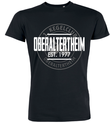T-Shirt "1. Kegelclub Oberaltertheim Background"