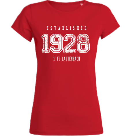 Women's T-Shirt "1. FC Lautenbach Established"