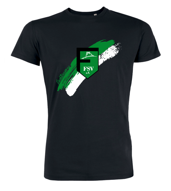 T-Shirt "Flechtinger SV Brush (grün/weiß)"