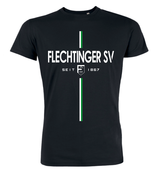 T-Shirt "Flechtinger SV Revolution (weiß/grün)"