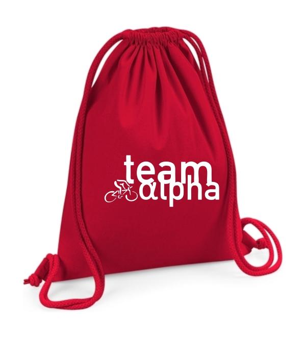 Gymbag - "team alpha - Radsportteam #gymbaglogo"