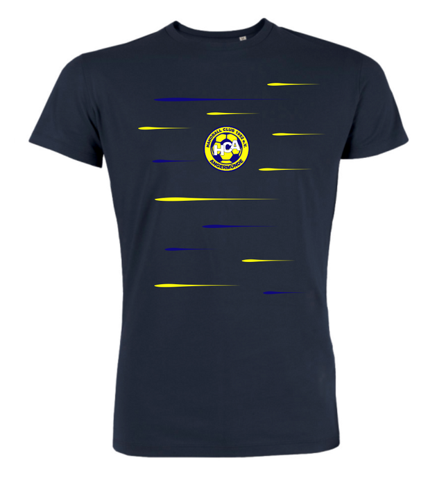 T-Shirt "HC Angermünde Lines blau/gelb"