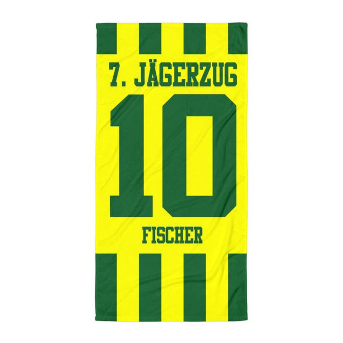 Handtuch "7. Jägerzug Is Ejal #stripes"