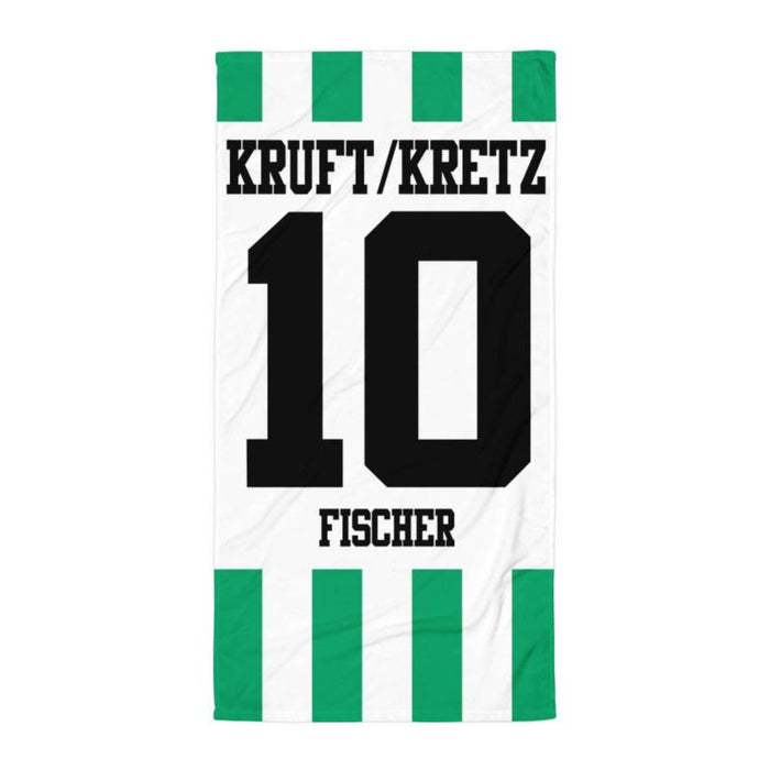 Handtuch "DjK Alemannia Kruft Kretz #stripes"