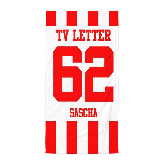 Handtuch "TV Letter #stripes"