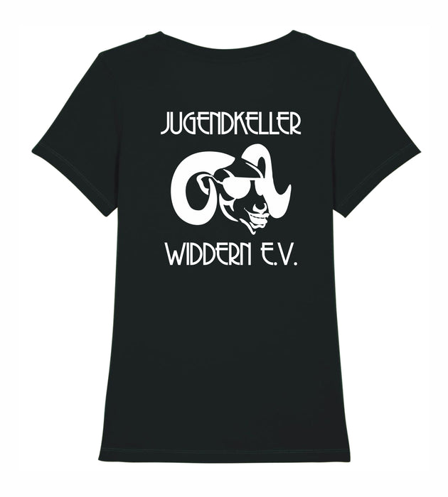 Women's T-Shirt "Jugendkeller Widdern Logo #name"