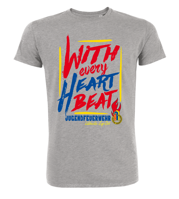 T-Shirt "Jugendfeuerwehr Lübbecke Heartbeat"