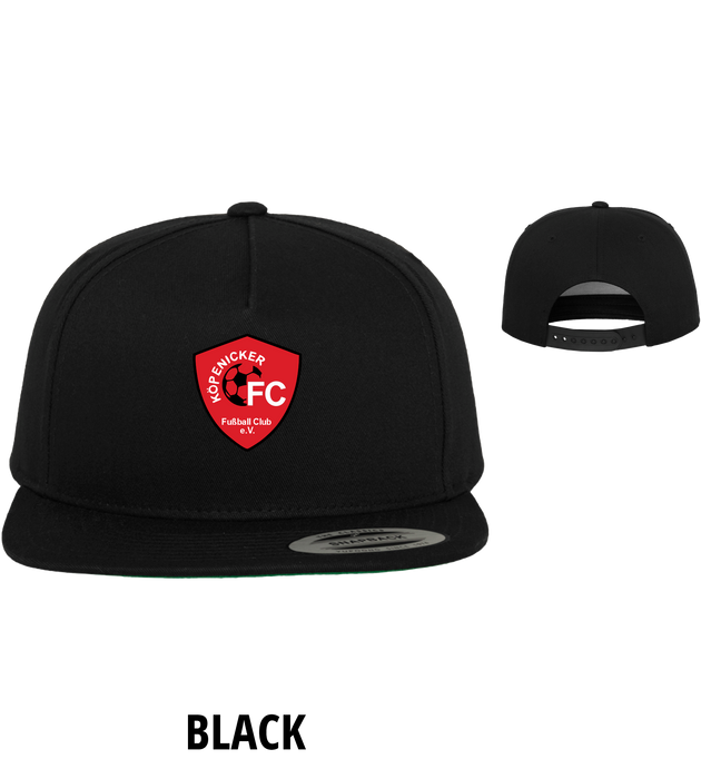 5- Panel Straight Snapback Cap "Köpenicker FC #patchcap"
