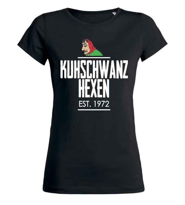 Women's T-Shirt "NZ Herrlinger Kuhschwanzhexen Est. 1972"