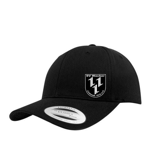 Curved Cap "SV Wacker Lindstedt #patchcap - Logo schwarz/weiß"