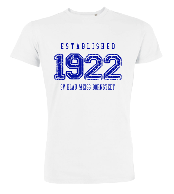 T-Shirt "SV Blau-Weiß Bornstedt Established"