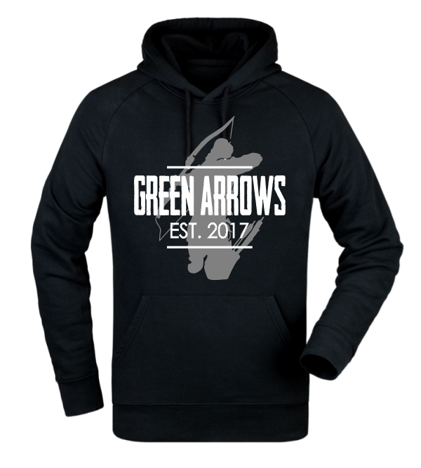 Hoodie "SV Seeburg Green Arrows Background"