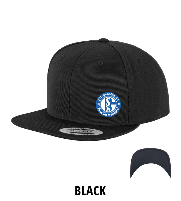 Straight Snapback Cap "Schalke Fanclub Möhnetal #patchcap"