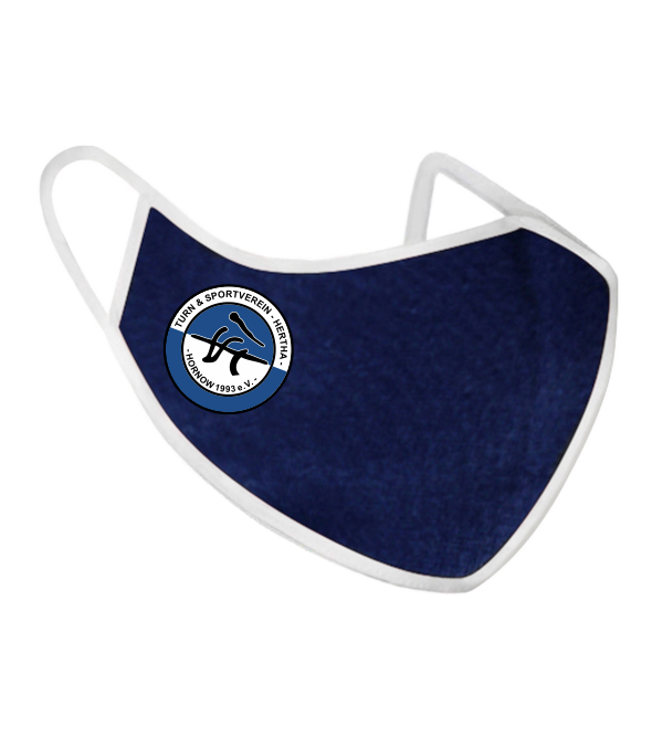 Vereinsmaske DOPPELPACK - "TSV Hertha Hornow #logomask"