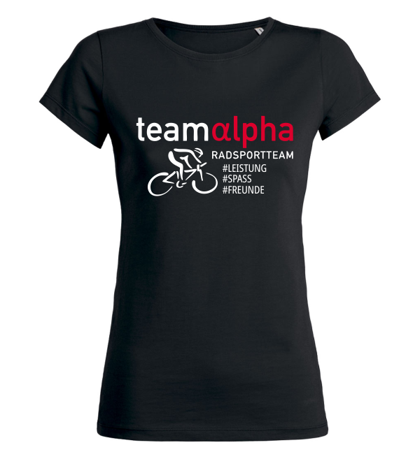 Women's T-Shirt "team alpha - Radsportteam #eigenesdesign"