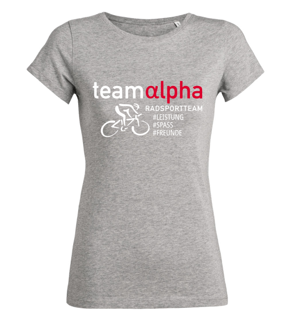 Women's T-Shirt "team alpha - Radsportteam #eigenesdesign"