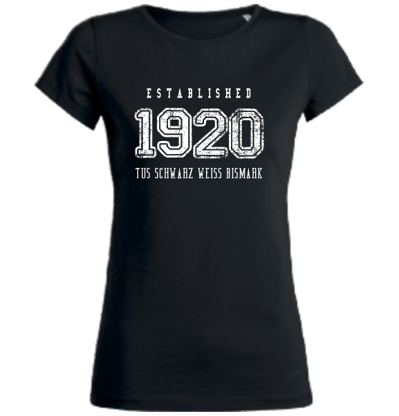 Women's T-Shirt "TuS Schwarz-Weiß Bismark Established"