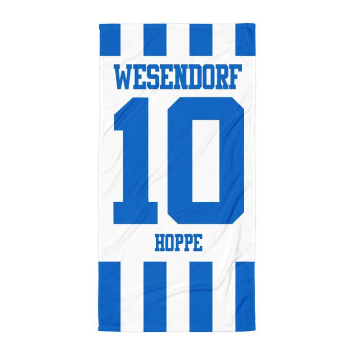 Handtuch "Wesendorfer SC #stripes"