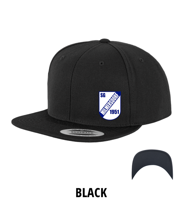 Straight Snapback Cap "SG Milmersdorf #patchcap"